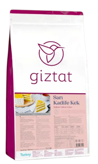 Giztat Kadife Kek Sarı 10 kg x 1 paket (koli)