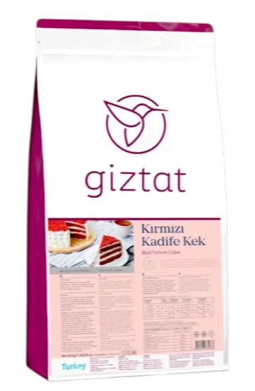 Giztat Kadife Kek Kırmızı 10 Kg x 1 Paket (Koli)