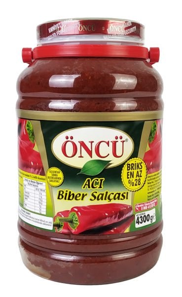 Öncü Acı Biber Salçası 4300 Gram