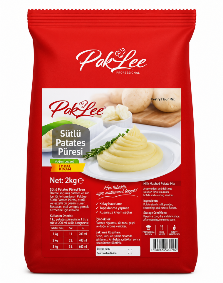 Peklez Sütlü Patates Püresi Intensive 2 kg