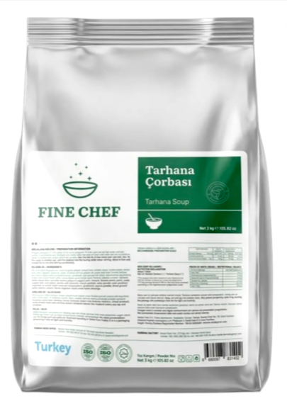 Giztat Finechef Tarhana Çorbası 3 Kg x 3 Paket (Koli)