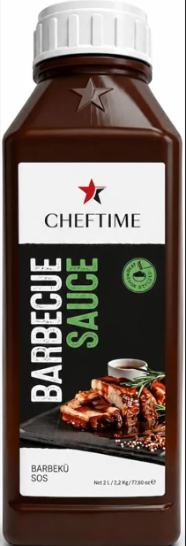 Giztat Cheftime Barbekü Sos 2200 gr x 6 Paket (Koli)