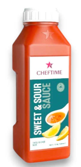 Giztat Cheftıme Tatlı ve Ekşi Sos 2 kg 100 gr 6 paket(koli)