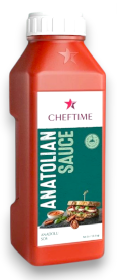 Giztat Cheftıme Anadolu Sos 2100 gr x 6 paket(koli)