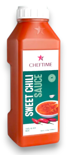 Giztat Cheftıme Tatlı ve Acı Sos 2100 gr x 6 paket(koli)