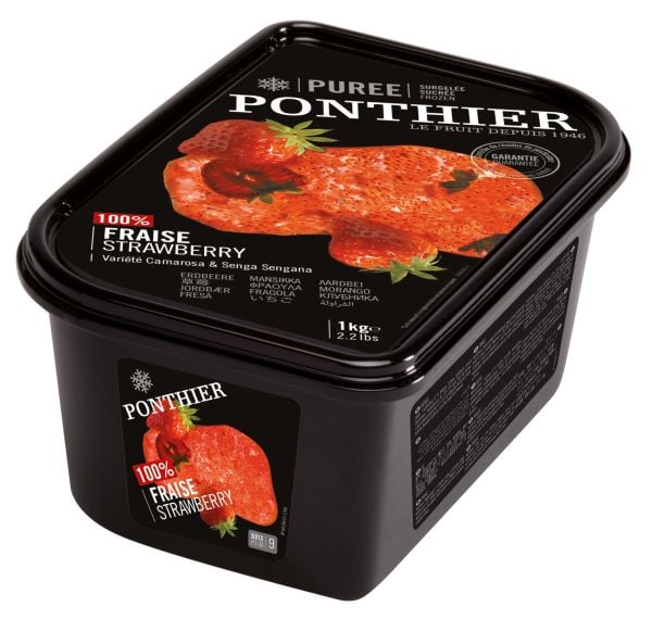 Ponthier Çilek Püresi 1 Kg x 6 Adet