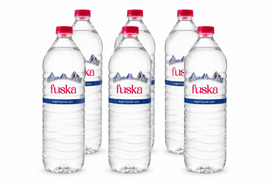 Fuska Doğal Kaynak Pet Su 1,5L*6 Adet(Koli)