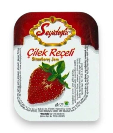 Seyidoğlu Çilek Reçeli Piknik 15 Gr x 100 Adet (Koli)