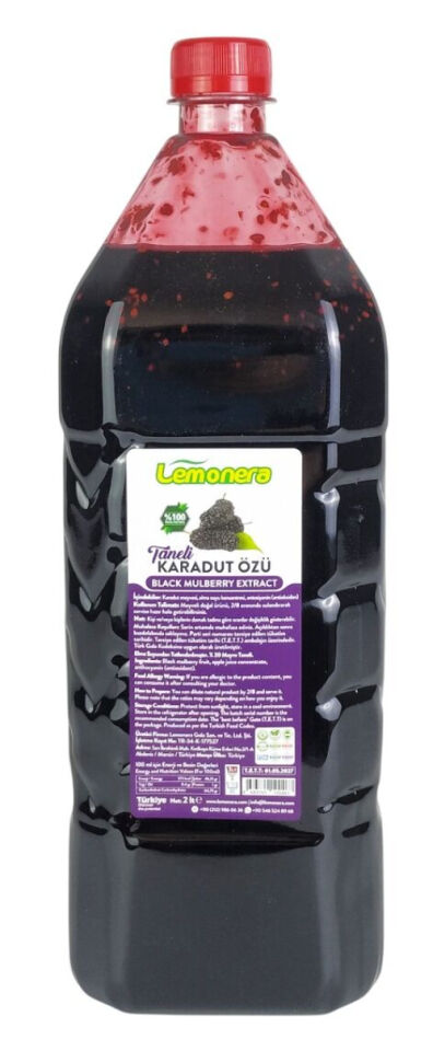 Lemonera Karadut Şurubu 2 Litre
