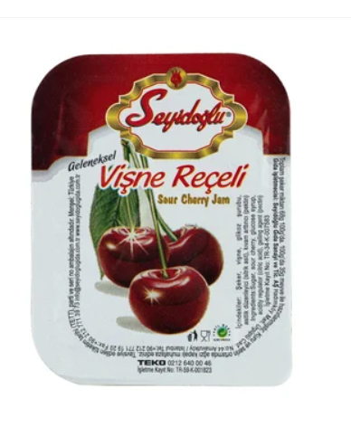 Seyidoğlu Vişne Reçeli Piknik 15 Gr x 100 Adet ( Koli)