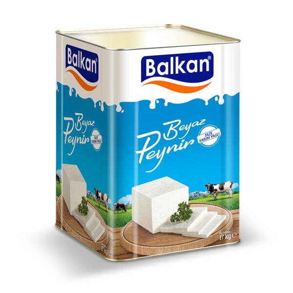 Balkan 17 Kg Yarım Yağlı Beyaz Peynir