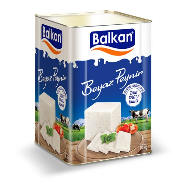 Balkan 18 Kg Naturel Klasik Beyaz Peynir (Teneke)