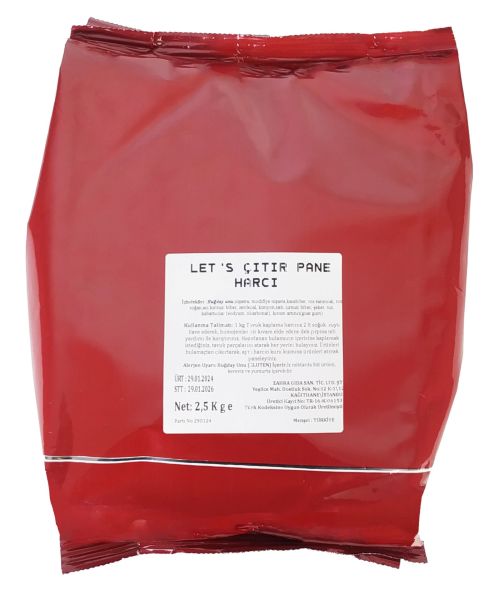 Lets Çıtır Pane Harcı 2,5 Kg