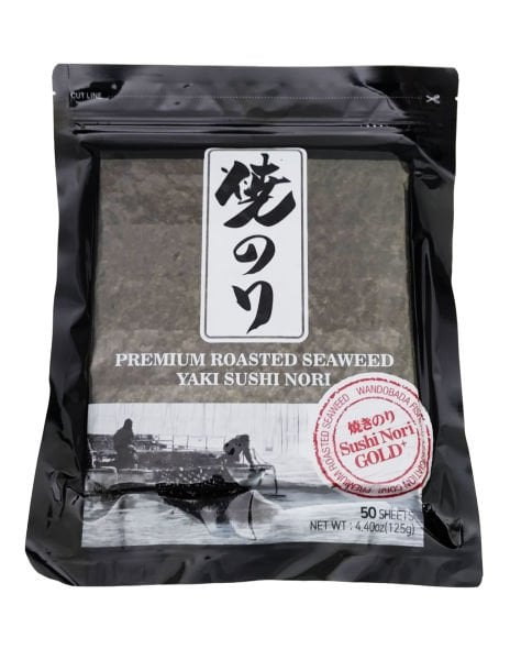 SEAFOOD Yaki Yaprak Yosun Nori 50 Yaprak 125 Gram