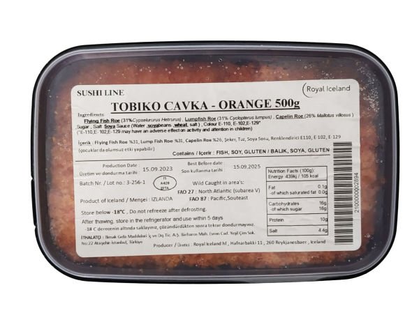 Tobiko Cavka Turuncu 500 Gram