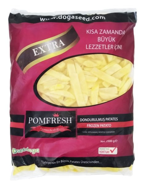 Pomking Extra 9x18 Patates 2,5 Kg x 5 Adet