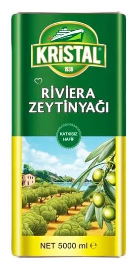 Kristal Riviera Zeytinyağı Teneke 5 litre