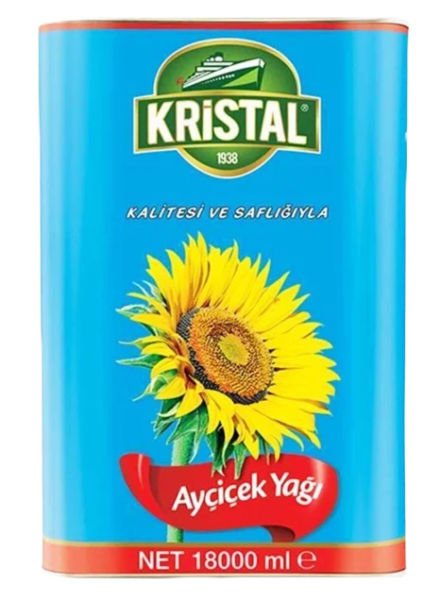 Kristal Ayçiçek Yağı 18 Litre