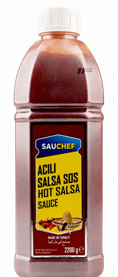 Sauchef Acılı Salsa Sos 2,2 Kg x 6 Adet
