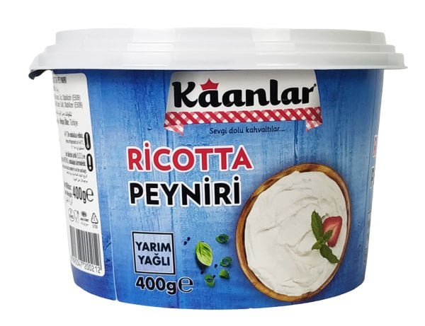 Kaanlar Ricotta 400 Gr x 24 Adet