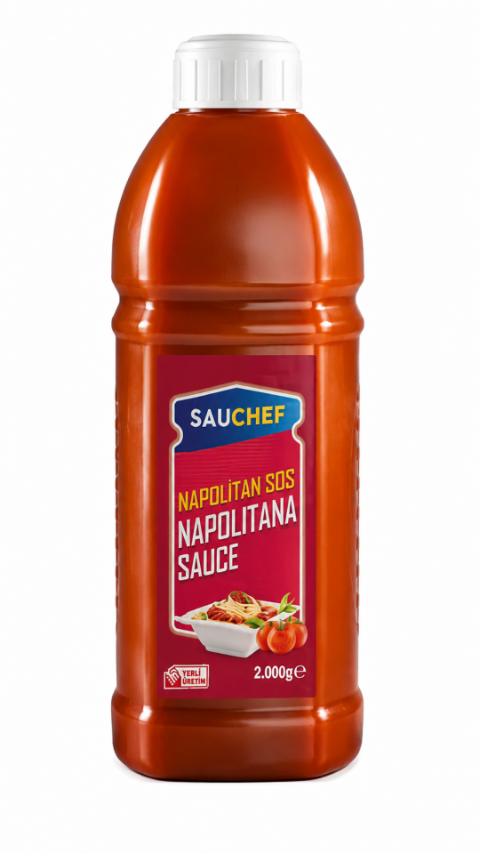 Sauchef Napolitana Sos 2 Kg x 6 Adet