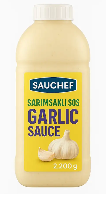 Sauchef Garlic Sos 2 Kg x 6 Adet