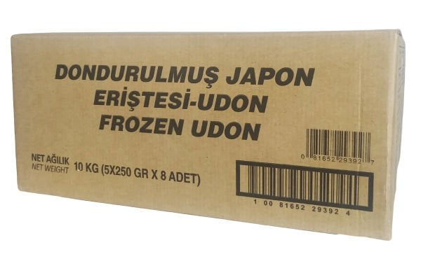 Donuk Udon Japon Eriştesi 5x250 Gr x 8 Adet (10 Kg)