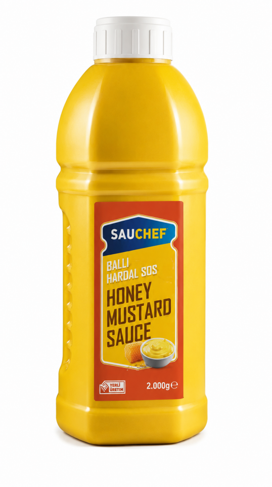 Sauchef Ballı Hardal Sos 2 Kg x 6 Adet