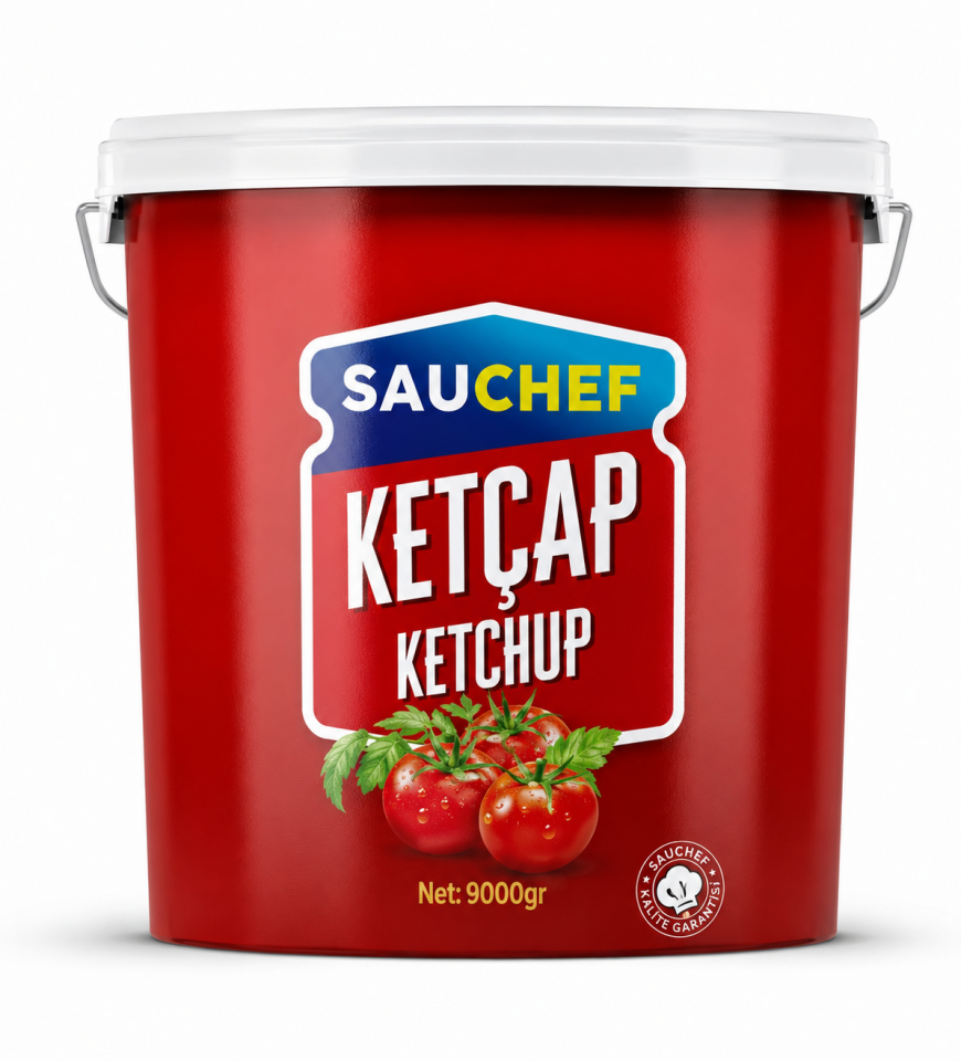 Sauchef Ketçap 9 Kg x 2 Adet