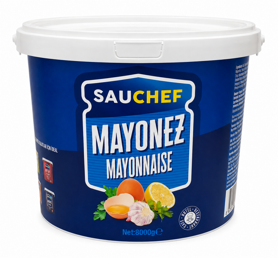 Sauchef Mayonez 8 Kg x 2 Adet