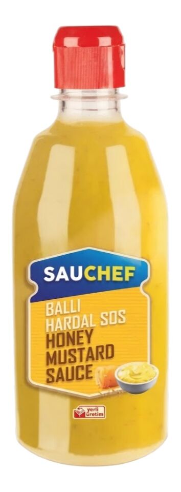 Sauchef Ballı Hardal Sos Pet 500 Gr x 12 Adet