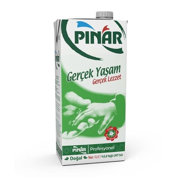 Pınar Profesyonel Tam Yağlı Süt 1 Lt x 12 Adet