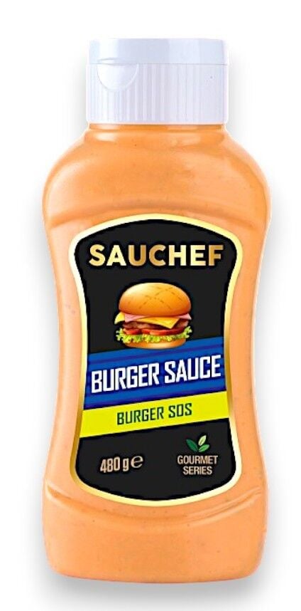 Sauchef Burger Sos Pet 480 Gr x 12 Adet