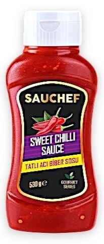 Sauchef Sweet Chili Sos Pet 530 Gr x 12 Adet