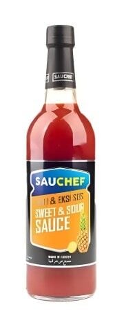Sauchef Sweet Sour Sos Cam Şişe 840 Gr x 12 Adet