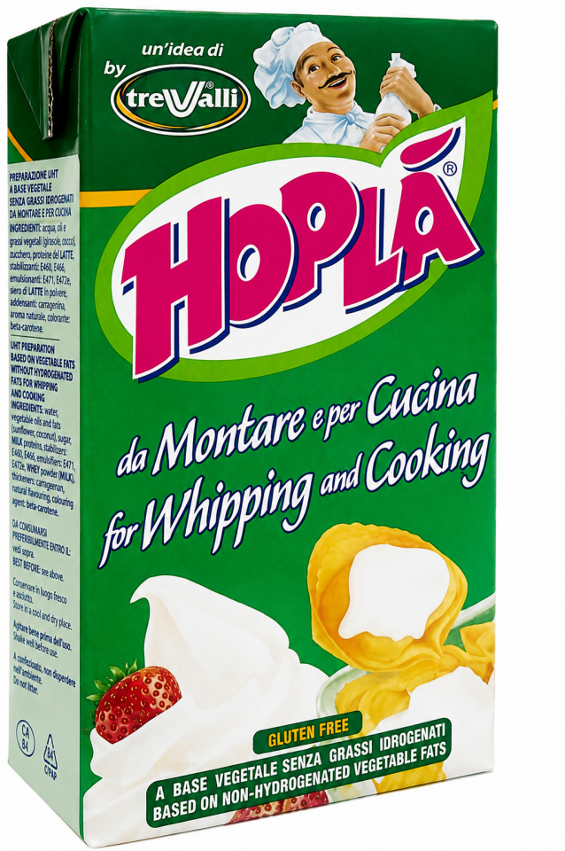 Hopla Sıvı Krema Şekersiz 1 Lt x 12 Adet