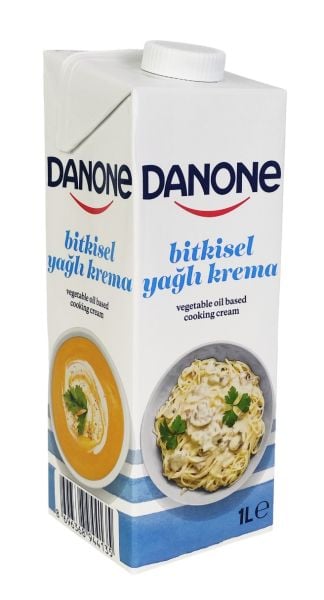 Danone Bitkisel Krema 1 Litre x 12 Adet