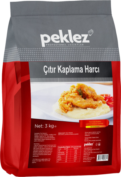 Peklez Çıtır Üst Kaplama 3 Kg