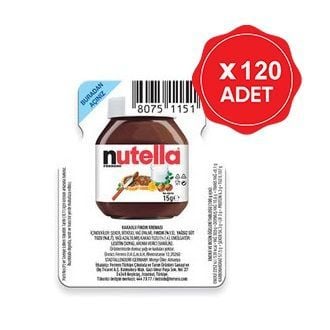 Nutella Kakaolu Fındık Ezmesi 15 gr x 120 Adet