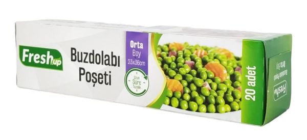 Fresh-Up Buzdolabı Poşeti 23x36Cm Orta Boy