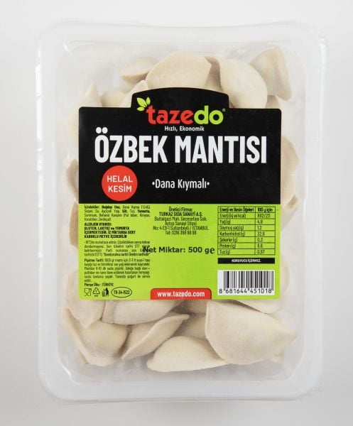Tazedo Özbek Mantısı 500 Gr