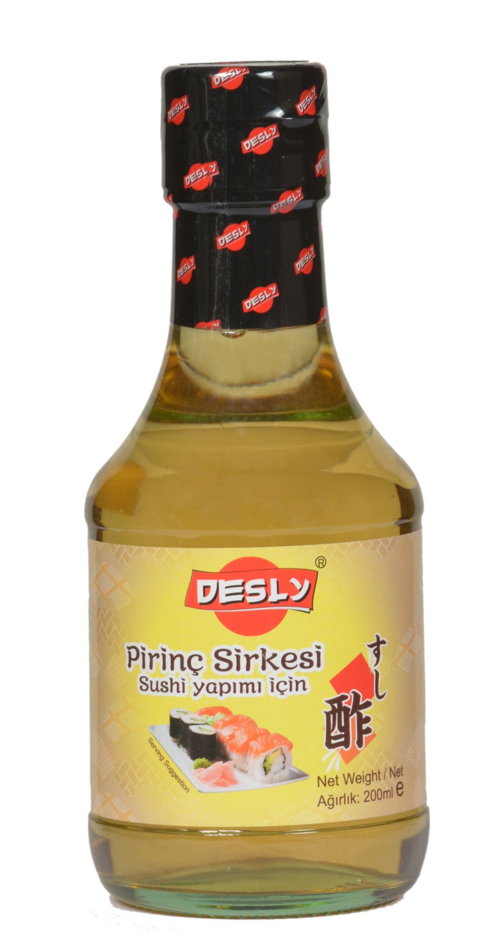 DESLY PİRİNÇ SİRKESİ SUSHİ YAPIMI İÇİN 200ML