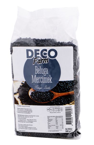 Deco Farm Beluga Mercimeği 500 gr