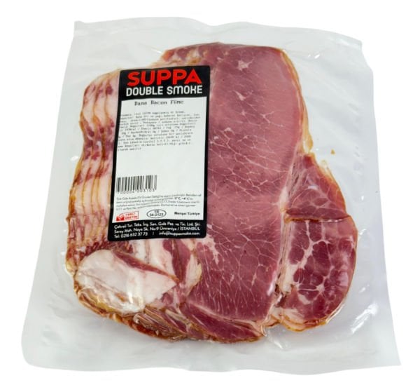 Suppa Double Smoke Dilimli Dana Bacon Füme 250 Gr