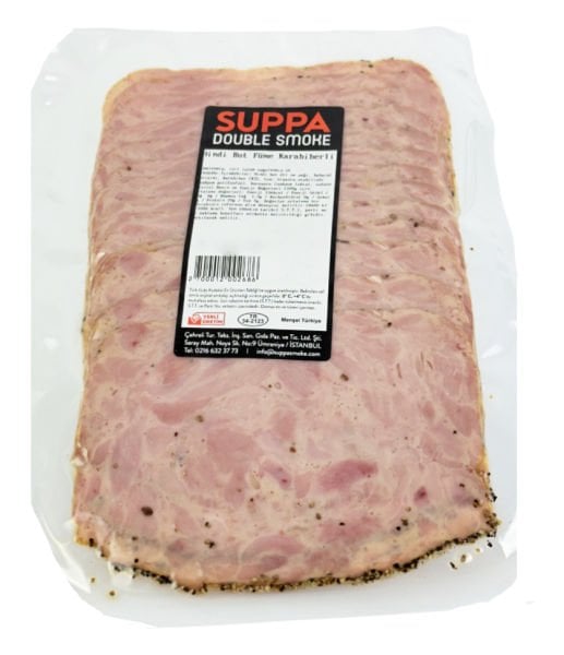 Suppa Double Smoke Dilimli Hindi But Füme Karabiberli 250 Gr