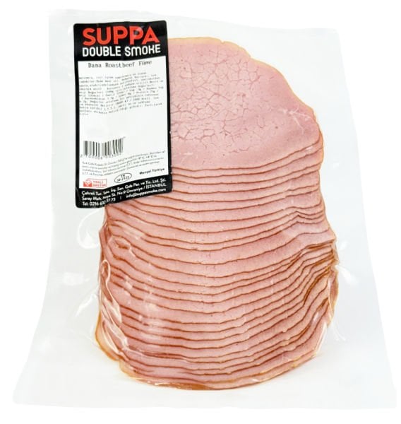 Suppa Double Smoke Dana Roastbeef Füme Dilimli 250 Gr