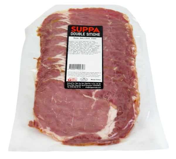 Suppa Double Smoke Antrikot Füme Dilimli 250 Gr