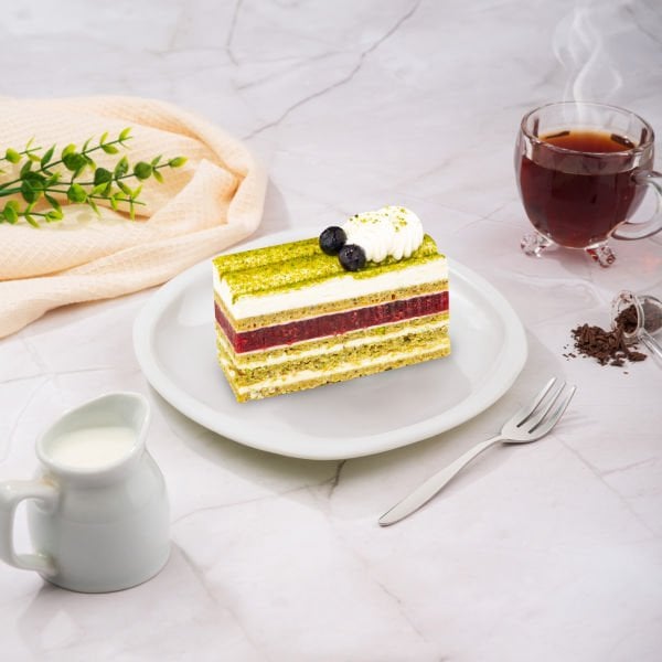 Chef's Cake Fıstıklı ve Frambuazlı Pasta 140 Gr x 10 Dilim