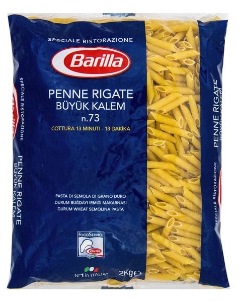 Barilla Penne Rigate No:73 2 Kg
