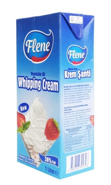 Flene Krem Şanti (%26 Yağlı) 1 Lt